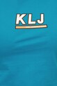 Bombažna kratka majica Karl Lagerfeld Jeans 240J1704 modra