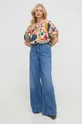 Luisa Spagnoli bluzka bawełniana multicolor