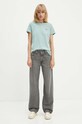 Bavlněné tričko Levi's 39185 zelená SS25