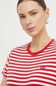 Levi's t-shirt bawełniany czerwony 39185