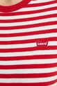 Levi's t-shirt bawełniany 39185 czerwony