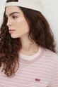 Levi's t-shirt bawełniany różowy 39185