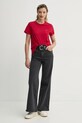 Bavlnené tričko Levi's 39185 červená SS25