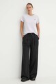 Bavlněné tričko Levi's 39185 fialová SS25