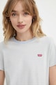 Bavlněné tričko Levi's modrá 39185