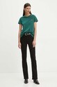 Levi's tricou din bumbac 39185 verde SS25