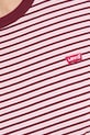Levi's tricou din bumbac burgundia 39185