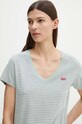 Levi's t-shirt bawełniany zielony 85341