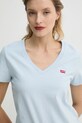Levi's tricou din bumbac albastru 85341