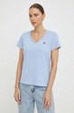 Levi's t-shirt bawełniany niebieski 85341