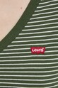 Bavlněné tričko Levi's 85341 zelená