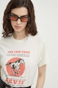 Levi's tricou din bumbac bej A2226