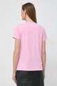 Odzież Karl Lagerfeld t-shirt bawełniany 240W1714 różowy