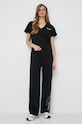 Karl Lagerfeld t-shirt bawełniany 240W2170 czarny SS24