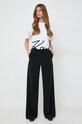 Karl Lagerfeld t-shirt bawełniany 236W1724 biały SS24
