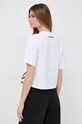Odzież Karl Lagerfeld t-shirt bawełniany 236W1724 biały