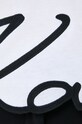 Karl Lagerfeld t-shirt bawełniany 236W1724 biały