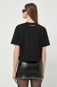 Karl Lagerfeld tricou din bumbac 236W1724 negru SS24