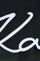 Karl Lagerfeld tricou din bumbac negru 236W1724