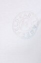 Karl Lagerfeld t-shirt bawełniany 240W1701 biały
