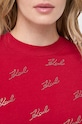 Karl Lagerfeld tricou din bumbac 240W1704 rosu