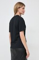 Odzież Karl Lagerfeld t-shirt bawełniany 240W1704 czarny