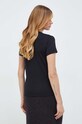 Odzież Karl Lagerfeld t-shirt bawełniany 240W1719 czarny