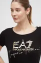 czarny EA7 Emporio Armani t-shirt