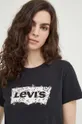 Хлопковая футболка Levi's чёрный 17369.2544