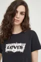 czarny Levi's t-shirt bawełniany