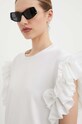Custommade t-shirt Moniq beżowy 999140106