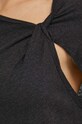 Pepe Jeans t-shirt z domieszką lnu HARMONY PL505740 czarny