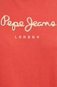 Βαμβακερό μπλουζάκι Pepe Jeans HELGA PL505761 κόκκινο