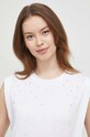 Хлопковый топ Pepe Jeans HEA PL505766 белый