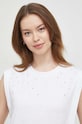 Pamučni top Pepe Jeans HEA PL505766 bijela