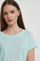 Λευκό μπλουζάκι Pepe Jeans LILIAN LILIAN τιρκουάζ PL505768