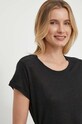Ruházat Pepe Jeans vászon póló LILIAN PL505768 fekete