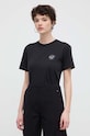 Herschel tricou din bumbac negru 50293.01149