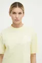 żółty Fila t-shirt bawełniany Linyi Damski