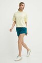 Хлопковая футболка Fila Linyi FAW0764 жёлтый SS24