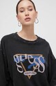 Guess Originals t-shirt bawełniany czarny W4RI96JA914
