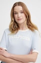 Tommy Hilfiger t-shirt bawełniany niebieski WW0WW41208