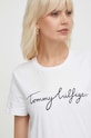 Tommy Hilfiger t-shirt bawełniany biały WW0WW41674