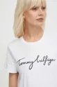 белый Хлопковая футболка Tommy Hilfiger