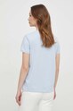 Odzież Tommy Hilfiger t-shirt bawełniany WW0WW41674 niebieski