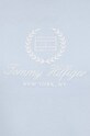 Хлопковая футболка Tommy Hilfiger WW0WW41761 голубой