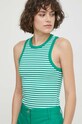 Топ Tommy Hilfiger зелений WW0WW41994