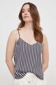 Блузка Tommy Hilfiger WW0WW41779 темно-синій SS24