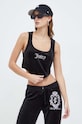 Juicy Couture bársony felső fekete JCWCT23305.101