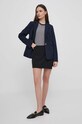 Tommy Hilfiger tricou WW0WW41190 bleumarin SS24